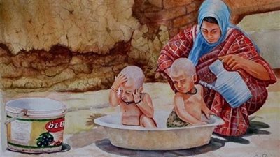 قصه أحد الجيران تُوفيت زوجته وقد تركت له ثلاثة من الذكور كامله