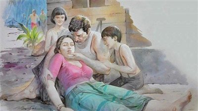 قصه بعدما افاقت الام من نومها اثر ولادة كامله