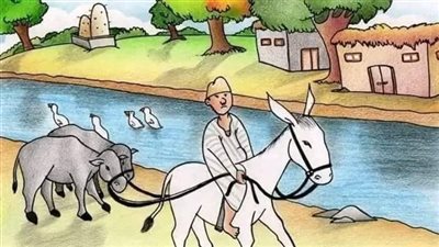 قصه يحكى ان رجلاً بسيطاً كان يرعى كامله