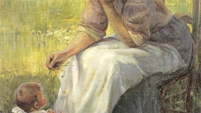 قصه يحكى أن امرأة فقيرة كانت تحمل ابنها مرت كامله