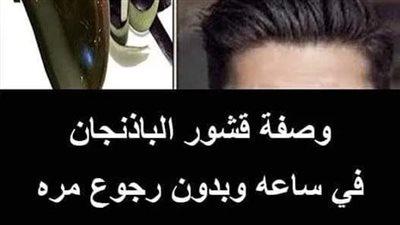وصفة قشور الباذنجان لعلاج الشيب في ساعة وبدون رجوع مره أخري حتي لو كان شعرك كله أبيض