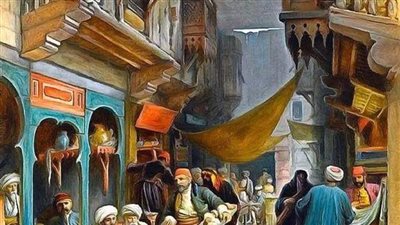 كان أحد تجار السجاد جالساً في دكان في سوق