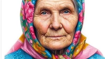 الام العجوز