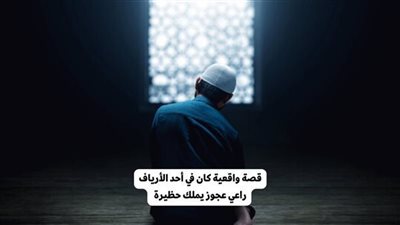 حكاية كان في أحد الأرياف راعي عجوز يملك حظيرة