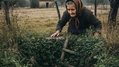ذهبت امرأة مسنة لتنظيف بئر مزرعة مهجورة فوجدت سلمًا لم يكن من المفترض أن يراه أحد