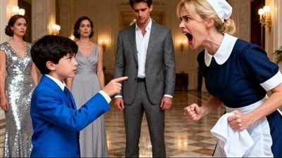 حين طلب المليونير من ابنه اختيار أمٍّ جديدة… لم يتوقع أن يشير إلى الخادمة!