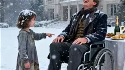كنتُ مليارديرًا مشلولًا… إلى أن طرقت طفلة مشرّدة باب قصري أثناء العاصفة