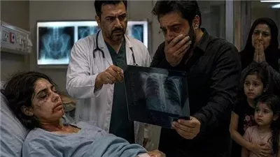 الطبيب نظر إلى صورة الأشعة... ثم الټفت إلى الزوج وقال: الحقيقة أخطر مما تتخيل!